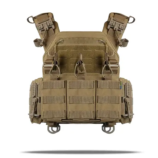 Плитоноска Kiborg GU gen.2 + 3 підсумки Coyote (1000-k66003) - фото 2