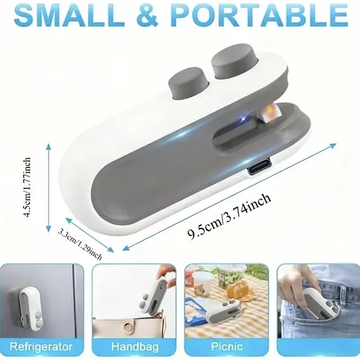 Портативний запаювач пакетів для свіжості продуктів - фото 12