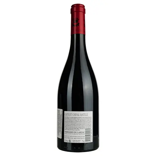 Вино Castelet Cheval Fantille AOP Terrasses du Larzac червоне сухе 0.75 л - фото 4