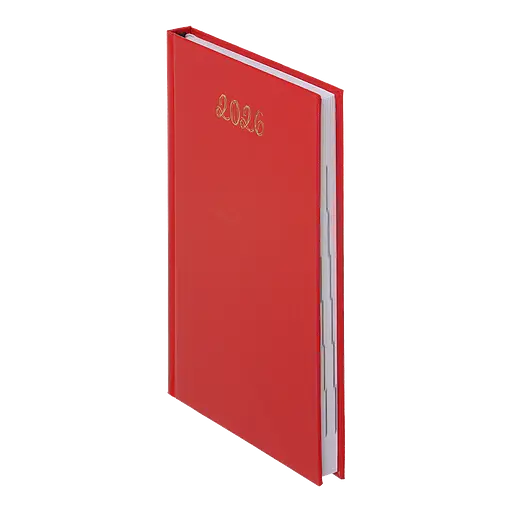 Ежедневник датированный Buromax Optimal 2026 A5 бумвинил красный (BM.2121-05) - фото 2