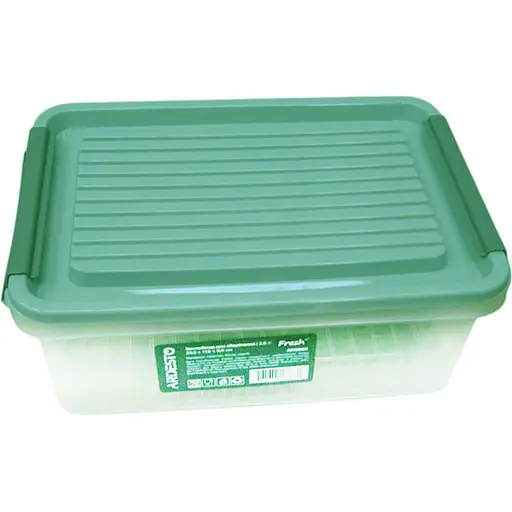 Контейнер для зберігання харчових продуктів Ardesto Fresh 1.2 л прямокутний зелений (AR1304G) - фото 2
