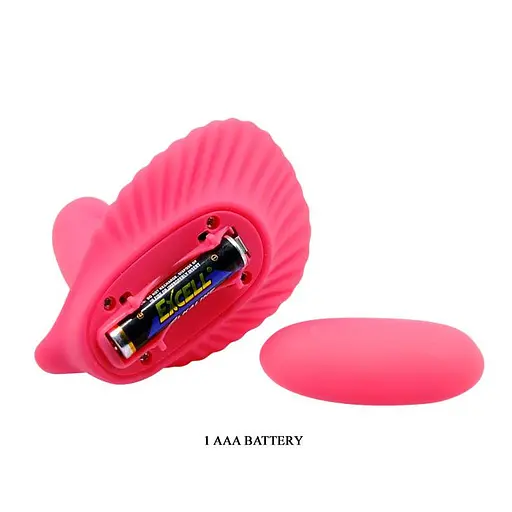 Вібратор Pretty Love Fancy Clamshell 10 см рожевий - фото 7