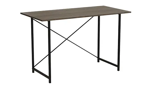 Стол письменный Line Лайт Ferrum-decor 750x1200x600 Черный металл ДСП Дуб Сонома Трюфель 16 мм (FRD-104861) - фото 2