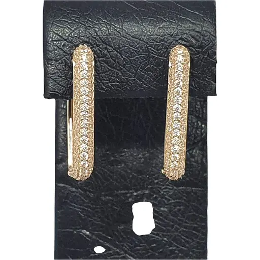 Золоті сережки Імперія золота з фіанітами. СВ988И