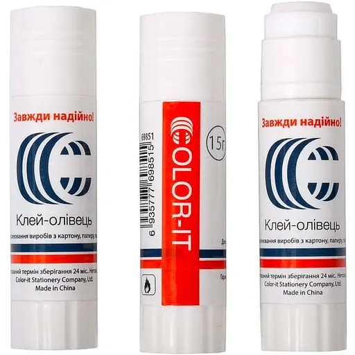 Клей канцелярський Color-It 1015-CIT сухий 15 г