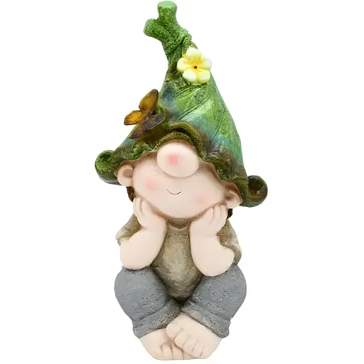 Декоративна фігурка Engard Робін на сонячній батареї 40 см (AW-68)