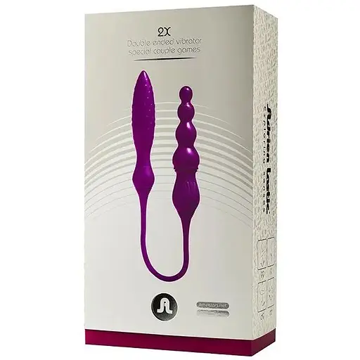 Вибратор двусторонний Adrien Lastic AD-2X с пультом LRS - фото 7