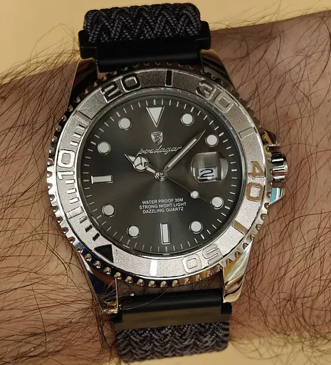 Часы Poedagar Pilot Nylon, 2 ремешка - фото 7