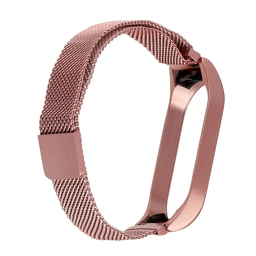 Ремешок Миланская Петля Mi Band 7 Rose Gold - фото 2