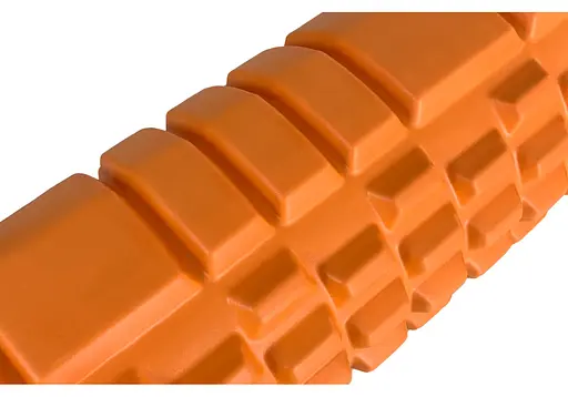 Массажный ролик EasyFit Grid Roller 33 см v.1.1 Оранжевый (EF-2020a-OR) - фото 3