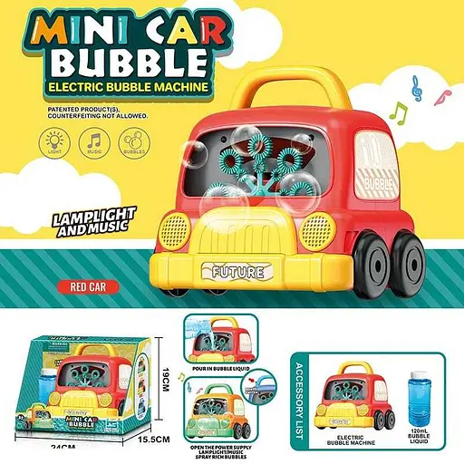 Генератор мыльных пузырей Машина, KB1285 - фото 2