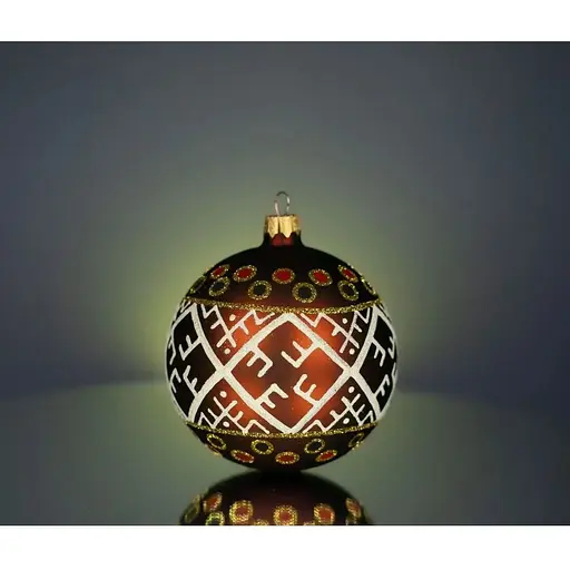 Набір ялинкових прикрас Різдвяні історії Код нації: Одещина 3 кулі скло (4820001112900) - фото 3