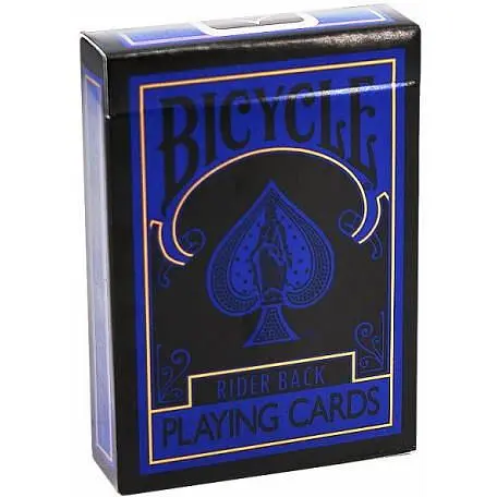 Карти гральні United States Playing Card Company Bicycle - Reverse (Blue & Black) (ВР_КИРББ)