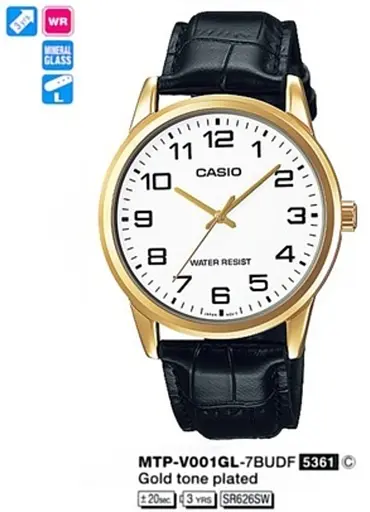 Часы CASIO MTP-V001GL-7BUDF
