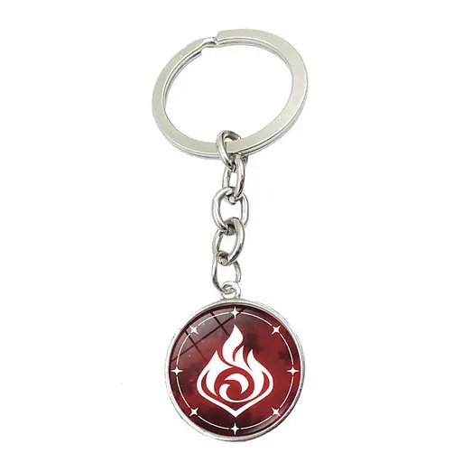 Брелок Геншин Імпакт Genshin Impact Пиро вогонь GI MG 1 - фото 1