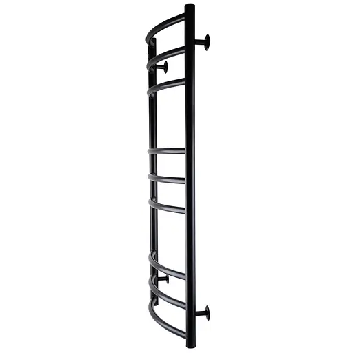 Полотенцесушитель UNIO LDE W 1000-500-9 BLK Лестница Дуга Элит черная (21552) - фото 3