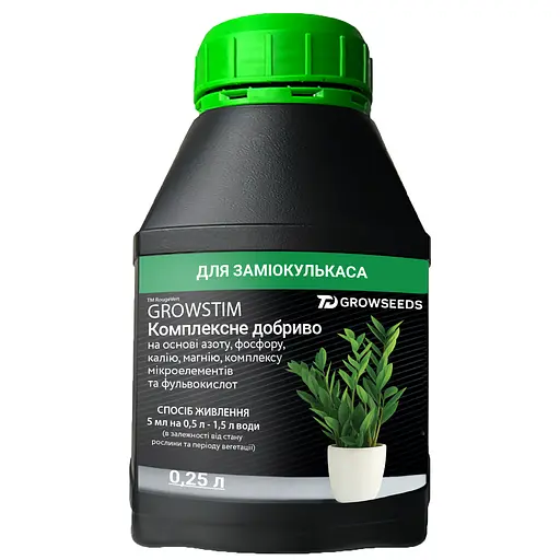 Добриво Plantin Growstim Rougevert для заміокулькаса 250 мл - фото 1