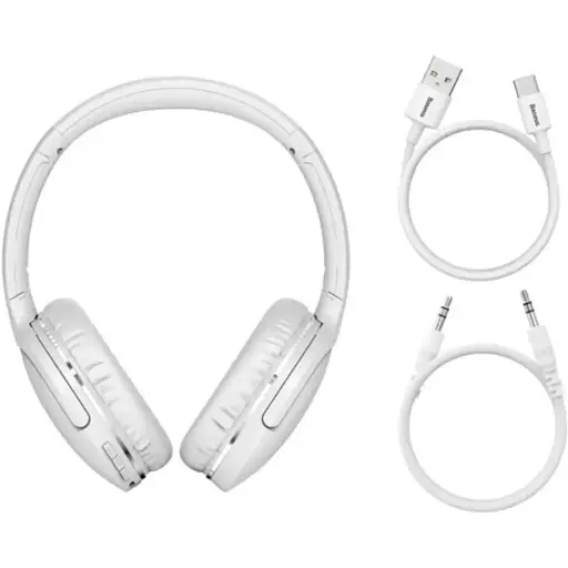 Наушники Baseus Encok Wireless headphone D02 Pro White - фото 6