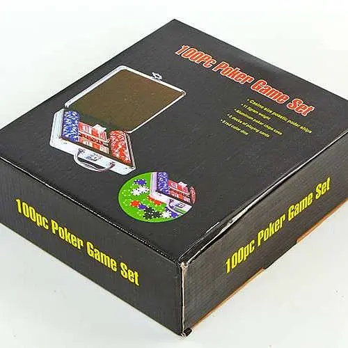 Настільна гра Johnshen Sports Покерний набір 100 фішок по 11,5 г без номіналу (алюмінієвий кейс) (59208) - фото 2