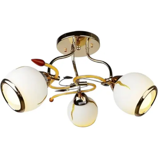 Люстра стельова Brille класична E27 60W G (LK-376C/3)
