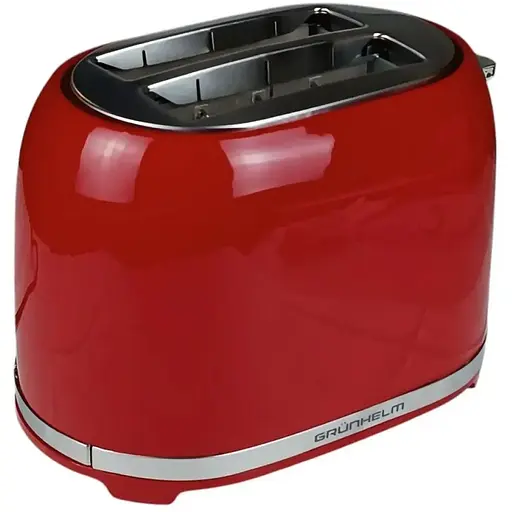 Тостер Grunhelm GTR018R 850 Вт красный (142680) - фото 3