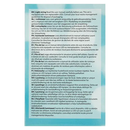 Гірлянда електрична Luca lighting 96 LED ламп 7.2 м теплий білий (985775) - фото 3