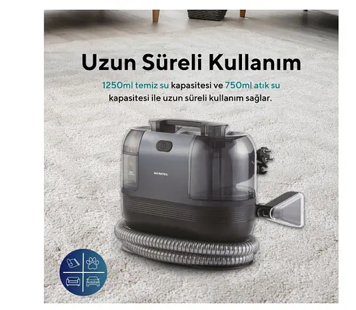 Пилосос Kumtel HCC-02 миючий з аквафільтром Black - фото 3