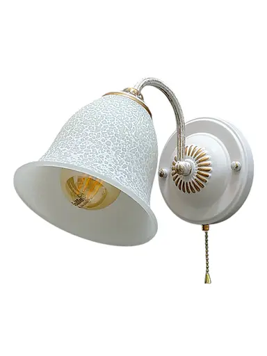 Классическое бра Brille BKL-691W/1 E27 WT+GD