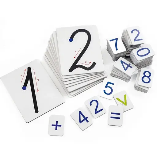 Демонстрационный набор "Цифры и математические знаки" Vladi Toys VT5555-07 - фото 1