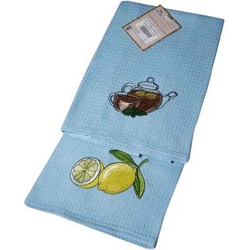Набір рушників Ярослав Сувенірні №5 Чай з лимоном 45х75 см 2 шт. (57113) - фото 2