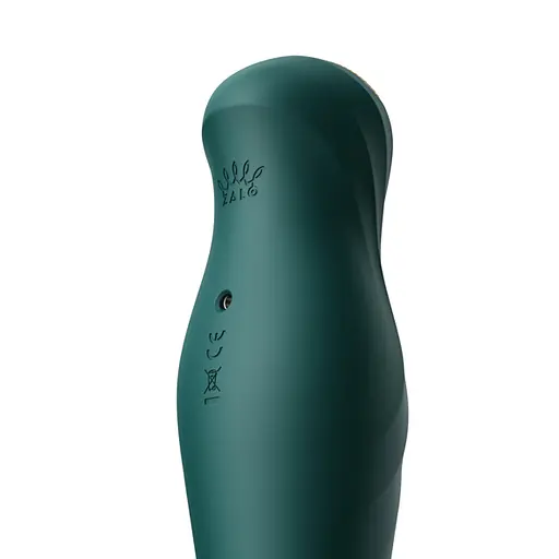 Вібратор Zalo King Vibrating Thruster 30.2 см зелений - фото 7