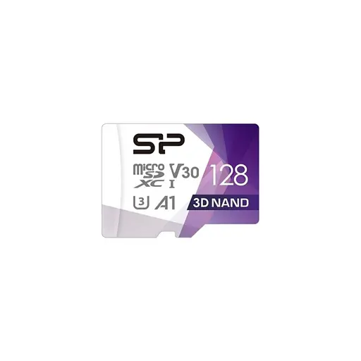 Карта памяти Silicon Power MicroSDXC 128 Гбайт U3 A1 V30 Superior Colorful - фото 5