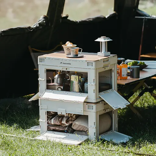 Складаний контейнер Naturehike CNK2450XB020 (23л) Бежево-сірий - фото 9