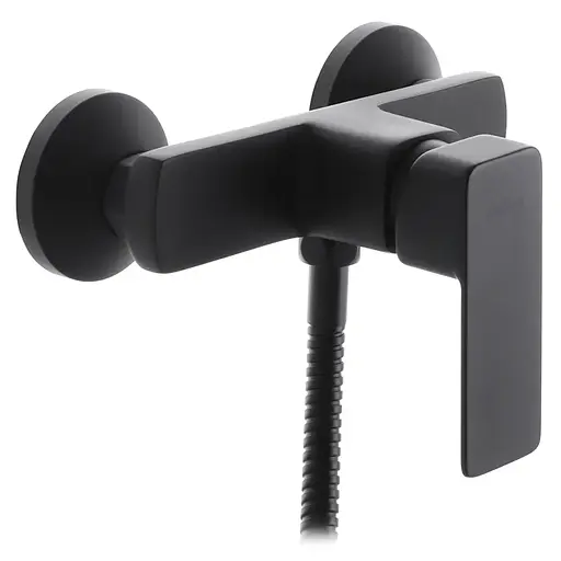 Змішувач для душу Haiba Kubus 003 black HB3930 Чорний матовий - фото 1