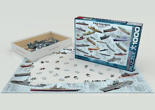 Пазл EuroGraphics Корабли Второй мировой войны 1000 эл. (6000-0133) - фото 2