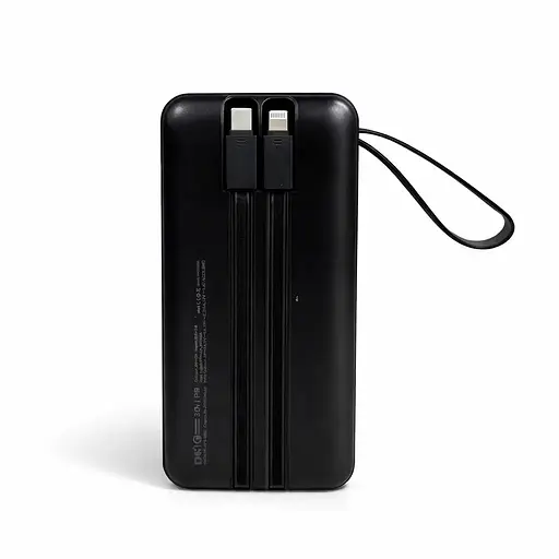 Портативное зарядное устройство для Power Bank KPG-502X 50000 mAh павербанк с дисплеем Черный/Серый - фото 3