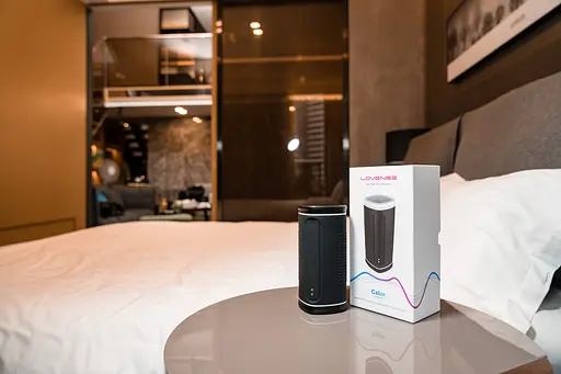 Мастурбатор Lovense Calor, 15,9 см (чорний) - фото 9