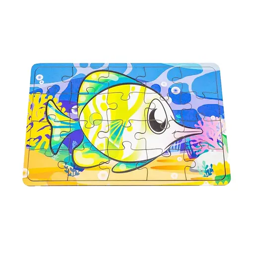 Детский деревянный пазл Рыбка-меч Арт-10030, 20 элементов