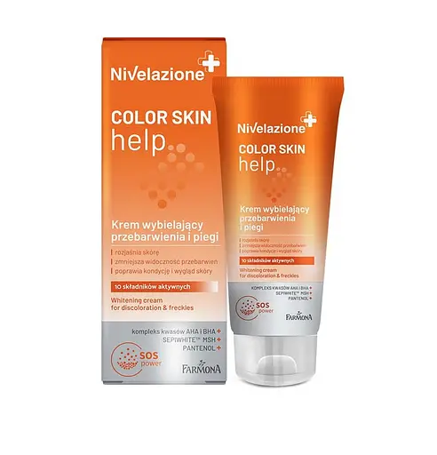 Крем отбеливающий для лица от пигментных пятен Nivelazione Farmona 50 мл - фото 1