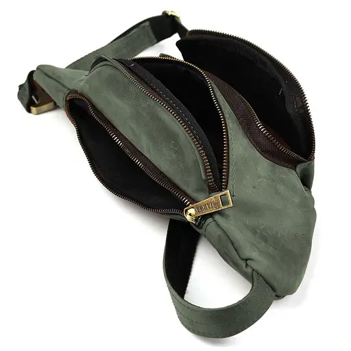 Бананка кожаная TARWA 14х36х8 см 000296031 - фото 3