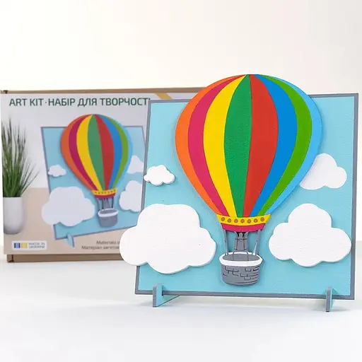 Набір картина 3D Rosa Talent Іn the Сlouds МДФ ґрунтоване 19х20 см - фото 3