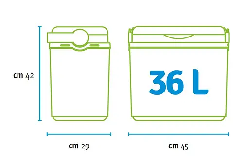 Ізотермічний контейнер Adriatic 36 л синій - фото 9