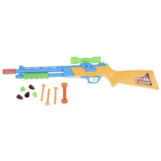 Игрушечная Ружье с ракетами на присосках IM133