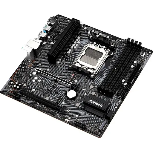 Материнская плата ASRock AM5 B650M PG Lightning, B650, 4xDDR5, Int.Video (CPU), 4xSATA3, 3xM.2, 1xPCI-E 4.0x16, 1xPCI-E 3.0x16, 1xM2. 9xUSB3.2/8xUSB2.0, HDMI/DP, MicroATX - фото 4