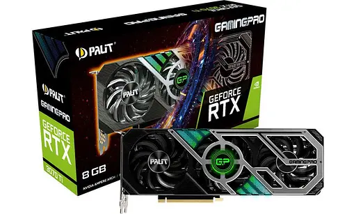 Видеокарта Palit GeForce RTX 3070 Ti GamingPro (NED307T019P2-1046A)