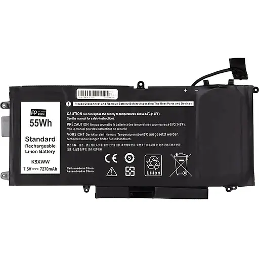 Акумулятор PowerPlant для ноутбуків DELL Dell Latitude 13 7389 (K5XWW) 7.6V 7270mAh