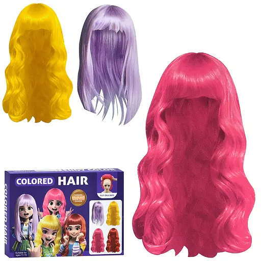 Набор для перевоплощения, парик 34 см, расческа, аксессуары C2008-09-10 (В ассортименте) - фото 2