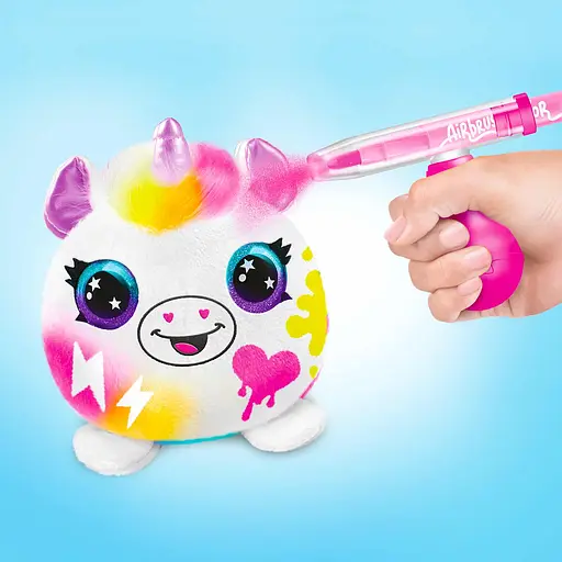 Набір для творчості Canal Toys DIY Airbrush Plush Неон міні сюрприз (AIR020) - фото 7