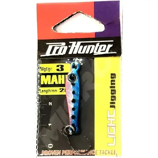 Пількер Prohunter Mahi with single hook 3g Блакитний/червоний (1013-9637.00.82)