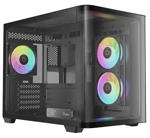 Корпус Ocypus IOTA C50 BK CURVE ARGB DIGITAL (IOTA-C50-BKD300CD-GL) Black (OTA-C50-BKD300CD-GL) - фото 1